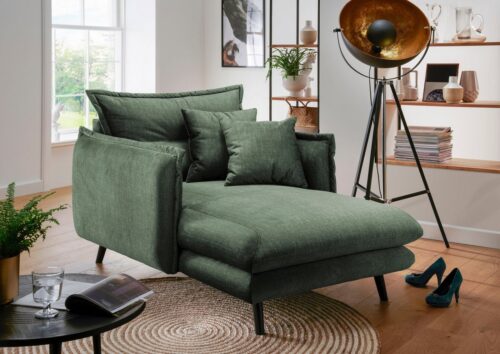 Home affaire Loveseat Lazio, moderner Sessel mit einer bequemen Polsterung, 2 Stk. Zierkissen