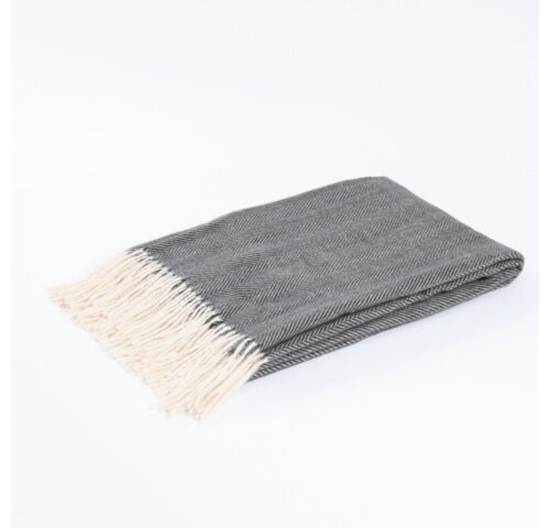 Wohndecke Wolldecke MILA Farbauswahl- 140 x 200 cm, HOME DELUXE, Kuscheldecke, Sofadecke