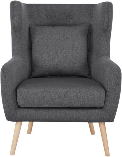 Home affaire Ohrensessel Yamuna, mit Sitzpolsterung, Gestell und Füße aus Massivholz, Sitzhöhe 47 cm
