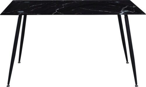 Home affaire Glastisch Julia, Breite 140 cm, in Marmor-Optik