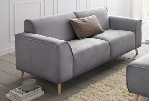 Home affaire 2,5-Sitzer Janek Scandic Design, elegant und zeitlos, mit Federkern und Keder in scandinavischem Design