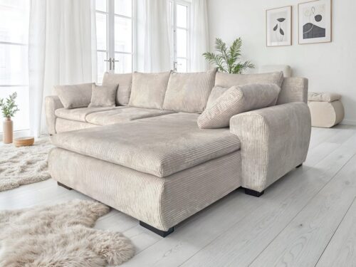 Home affaire Ecksofa Cara Mia L-Form, B: 325 cm - OTTO. Verlässliche Qualität., mit 4 Zierkissen, optional Bettfunktion & Bettkasten