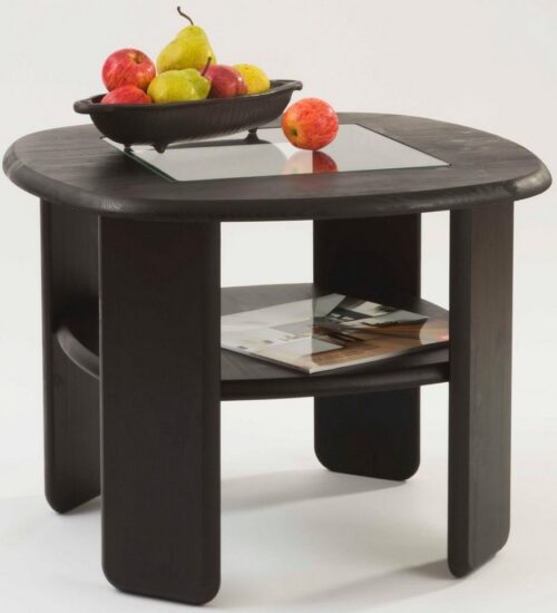 Home affaire Couchtisch Jayden 2, in zwei Größen, massives Kiefernholz mit Glaseinsatz