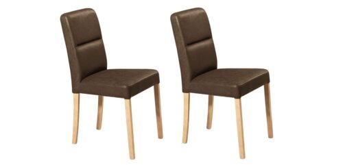 Home affaire 4-Fußstuhl Laros (Set), Massivholzgestell