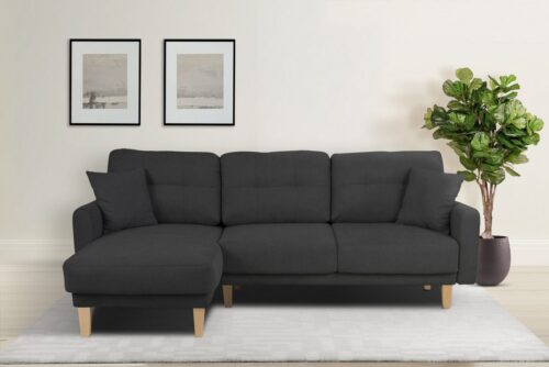 Home affaire Ecksofa TRIPLO optionale Schlafsofa mit Bettkasten, Maße B/T/H: 234/164/89 cm, L-Form wahlweise mit Bettfunktion - Liegefläche 132x210 cm