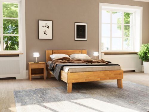 Home affaire Massivholzbett Chavot II, wahlweise in Kernbuche oder Wildeiche erhältlich
