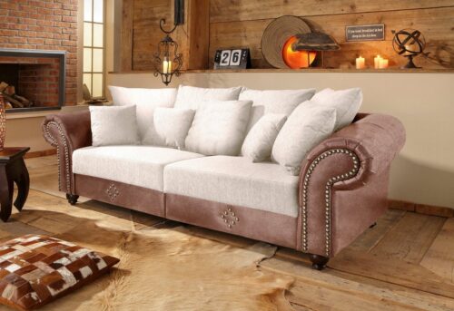 Home affaire Big-Sofa King George Mega Sofa, viel Platz, Federkern