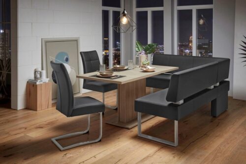 Home affaire Eckbank Rab, in 2 Breiten (180 oder 200 cm), Bezug in verschiedenen Qualitäten