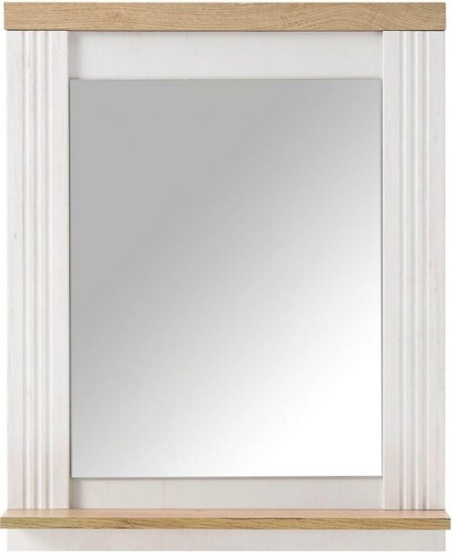 Home affaire Wandspiegel WESTMINSTER, Spiegel im Landhausstil, Badspiegel, in 2 Farben verfügbar, mit Ablageboden