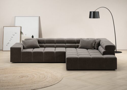 Home affaire Ecksofa Ancona incl. Kopfteilverstellung, OTTOs Choice, Breite 319cm, L-Form, wahlweise motorische Sitztiefenverstellung, auch in Cord + Easy Care