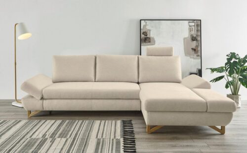 Home affaire Schlafsofa City/Giron, komfortable Bettfunktion (Liegefläche 245 x 138 cm), sowie Bettkasten