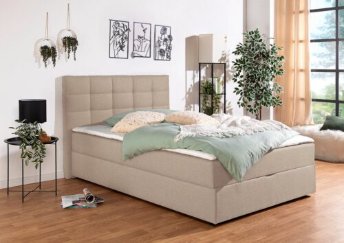 Home affaire Boxbett Ovalo, wahlweise mit Bettkasten, in H2, H3 & H4 erhältilich