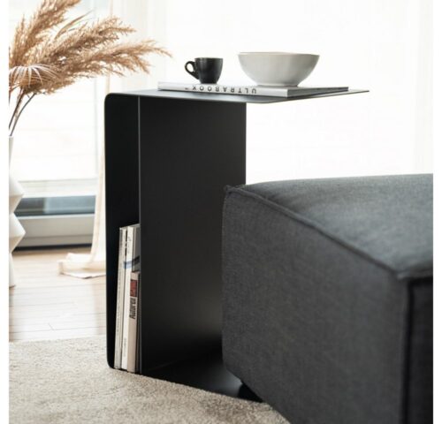 HOME DELUXE Beistelltisch Beistelltisch ZIMA – Made in Germany (4 Aufstellmöglichkeiten - 360° Drehbar), Couchtisch, Sofatisch