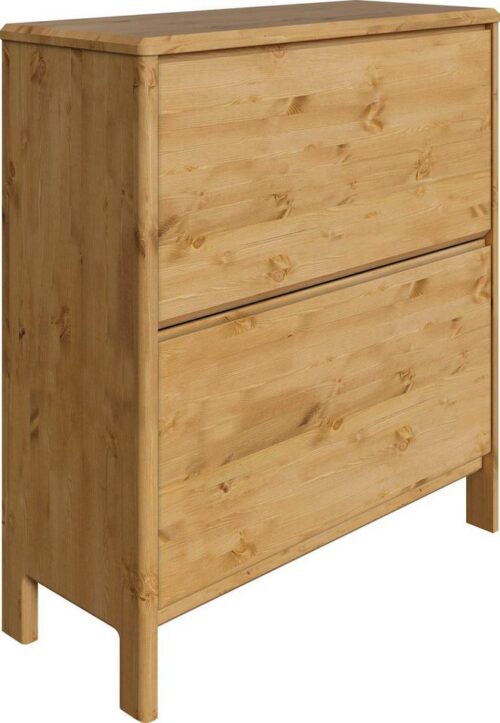 Home affaire Schuhschrank Luven FSC® zertifiziertes Massivholz, mit 2 Klappen