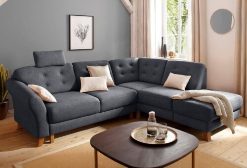 Home affaire Ecksofa Trondheim L-Form, mit Federkern