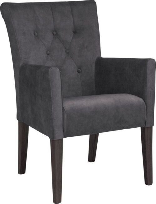 Home affaire Esszimmerstuhl King (1 St), Esszimmerstuhl mit Knopfheftung