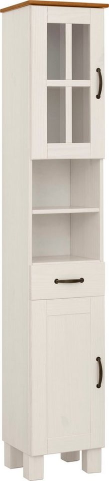 Home affaire Hochschrank Rodby FSC®-zertifiziertes Massivholz, Breite 33cm, Höhe 180cm