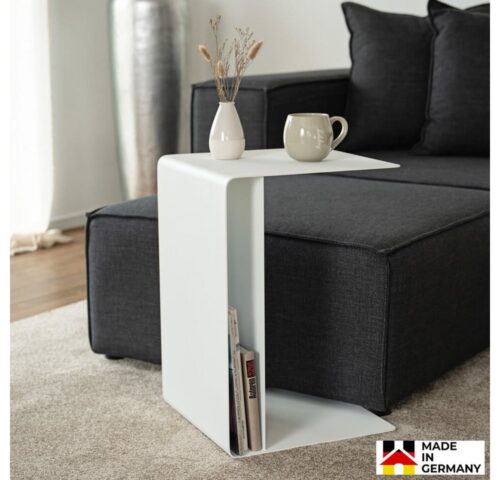 HOME DELUXE Beistelltisch Beistelltisch ZIMA – Made in Germany (4 Aufstellmöglichkeiten - 360° Drehbar), Couchtisch, Sofatisch