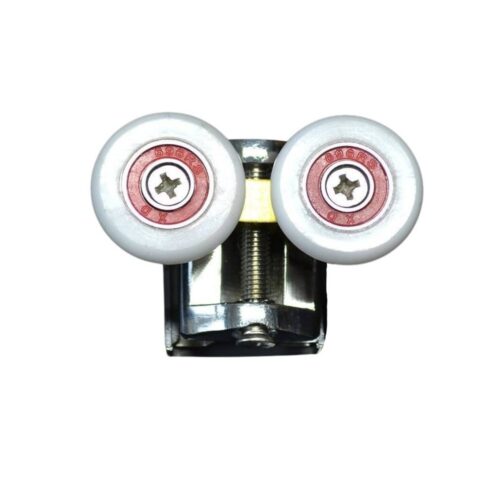 HOME DELUXE Doppelrolle TÜRROLLEN V2 - Komplettset, geräuschneutraler Radlauf, aus Sanitärkunststoff