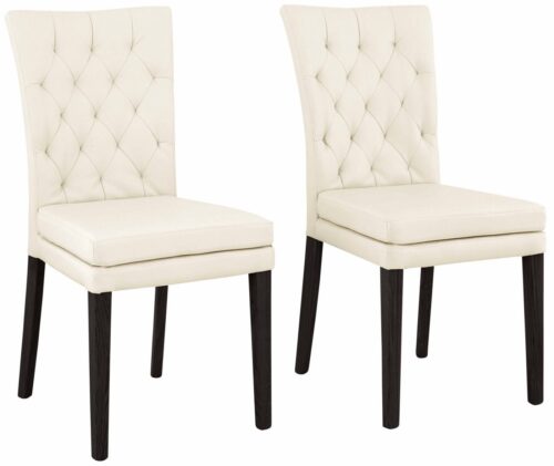 Home affaire 4-Fußstuhl Colorado (Set, 4 St), Beine aus Buche, wengefarben lackiert, Im 2er, 4er oder 6er-Set