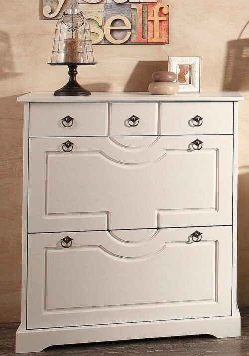 Home affaire Schuhkommode Klera, Breite 81 cm, aus massiver Kiefer, FSC®-zertifiziert