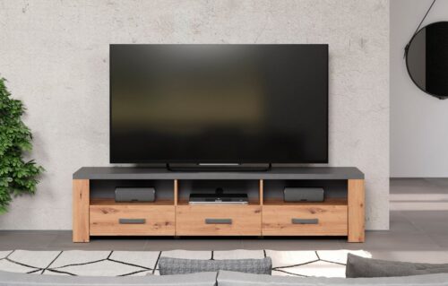 Home affaire TV-Board Ambres (1 St), TV-Board, 3 Schubkasten, 3 Fächer, Soft-Close - (B/T/H) 180/50/43 cm