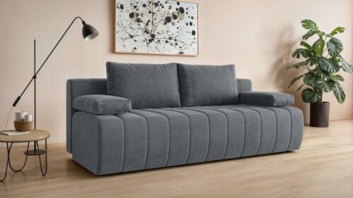 Home affaire 3-Sitzer LOVENDY Schlafsofa mit Bettkasten, Breite 195cm, Liegefläche 145x195cm, mit Rückenkissen und Armlehnenkissen, belastbar bis 330 kg