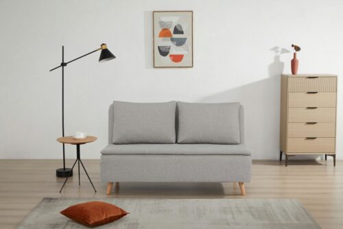 Home affaire 2-Sitzer AINSLEY 140 cm - verstellbare Rückenlehne, wandelbar zum Gästebett, Relaxsofa, Webstoff u. Cord-Bezug