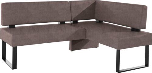 Home affaire Eckbank Oliver mit Metallgestell, Küchenbank, verschiedene Bezüge Cord Esszimmerbank OTTOs Choice