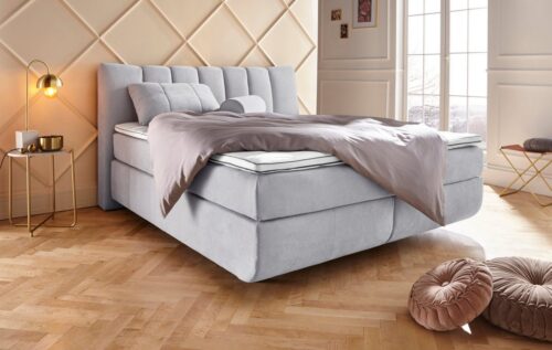 Home affaire Boxspringbett Océane, Bodenfrei- wirkt freischwebend, verschiedene Härtegrade (auch H4)