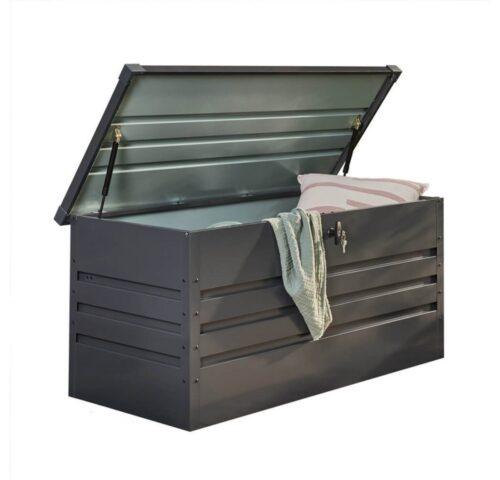 HOME DELUXE Auflagenbox Metallaufbewahrungsbox MEGABOX - Größenauswahl