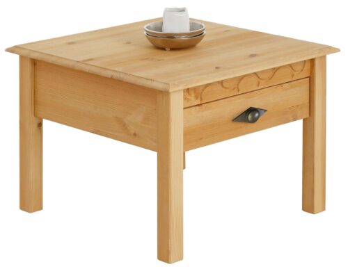 Home affaire Couchtisch Laura, TOPSELLER! (Couchtisch, Wohnzimmertisch, OTTOs Choice), 60/60 cm, mit einer Schublade, zusätzlicher Stauraum