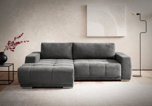 Home affaire Ecksofa Bolero L-Form, wahlweise mit Bettfunktion & Bettkasten