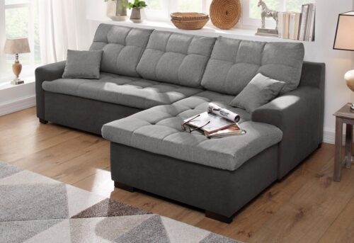 Home affaire Ecksofa Föhr L-Form, wahlweise mit Bettfunktion