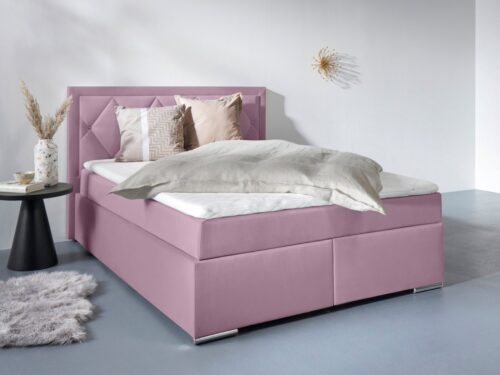 Home affaire Boxbett Alfie, Bestseller, wahlweise mit Bettkasten, mit Straßsteinen im Kopfteil, H2, H3 und H4 wählbar