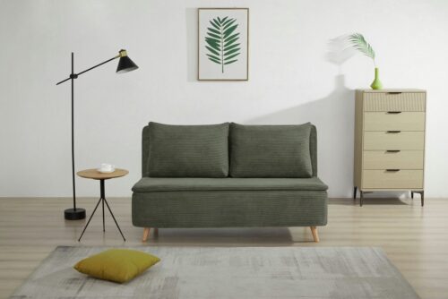 Home affaire 2-Sitzer AINSLEY 140 cm - verstellbare Rückenlehne, wandelbar zum Gästebett, Relaxsofa, Webstoff u. Cord-Bezug