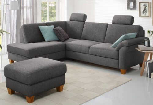 Home affaire Ecksofa Borkum L-Form, B: 249 cm - OTTO. Verlässliche Qualität., optional Bettfunktion, Federkern