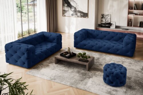 Home affaire 3-Sitzer FOLLINA, 3-Sitzer Sofa mit klassischer Chesterfield-Knopfheftung