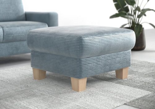 Home affaire Polsterhocker Summer, inkl. Stauraum, Cord-Bezug