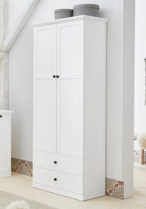 Home affaire Garderobenschrank Örebro zeitloser Landhausstil, mit Vollauszug