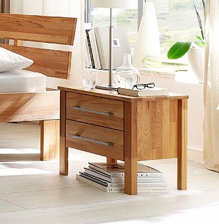 Home affaire Nachtkonsole Modesty Nachtkonsole, überzeugt durch sein klares, schlichtes Design, Massivholz, Skandinavisches Design, Robust, stabil, FSC zertifiziert
