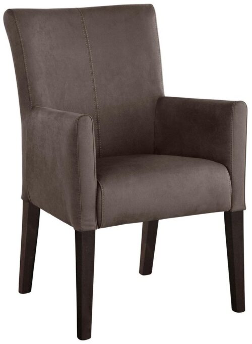 Home affaire Esszimmerstuhl King, Polsterstuhl, Armlehnstuhl, Gestell Massivholz