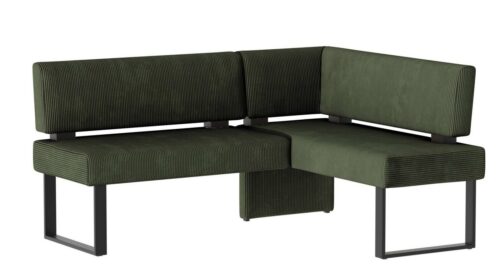 Home affaire Eckbank Oliver mit Metallgestell, Küchenbank, verschiedene Bezüge Cord Esszimmerbank OTTOs Choice