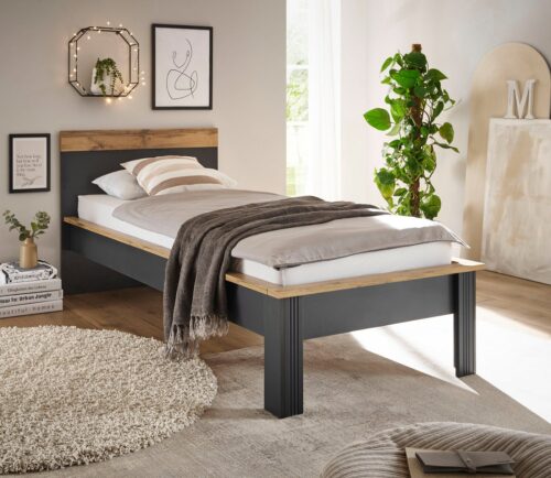 Home affaire Einzelbett WESTMINSTER Bett im Landhausstil, Doppelbett, Bettgestell, in verschiedenen Farben verfügbar, Liegefläche 90/140/180x200 cm