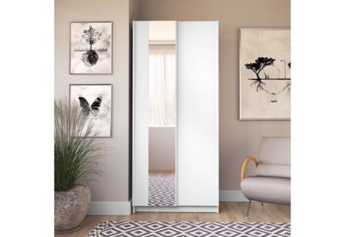 Home affaire Kleiderschrank Hildreth, Wäscheschrank, Schwebetüren, Versand nur 4,95€! mit Spiegel, FSC®-zertifizierter Holzwerkstoff, in 3 Breiten