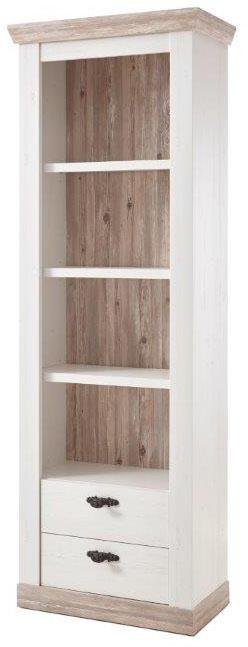 Home affaire Vitrine Florenz Stauraumvitrine im romantischen Landhaus-Look, Höhe 201 cm