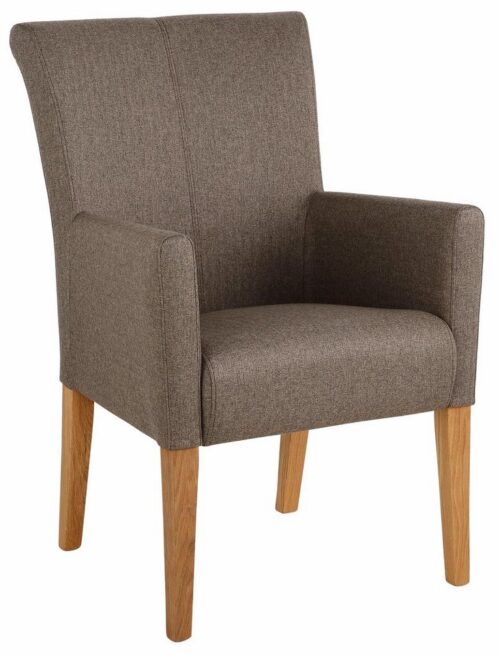 Home affaire Armlehnstuhl King BESTSELLER!, Esszimmerstuhl mit bequemer Polsterung, Esszimmersessel mit Armlehnen