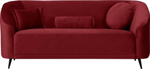 Home affaire 3-Sitzer Ashly, in 3 Bezugsvarianten, Bouclé, Samtoptik und Struktur weich.