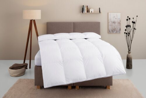 Home affaire Daunenbettdecke Marseilles Bettdecke 135x200 cm und 155x220 cm, Füllung: 100% Daunen, Bezug: 100% Baumwolle, Bettdecken, Sommer, Winter, Allergiker geeignet (Hausstauballergiker)