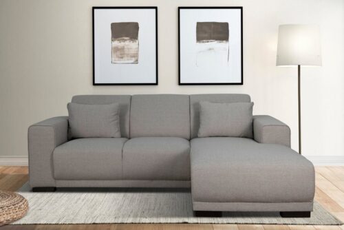 Home affaire Ecksofa BORNHOLM L-Form, B: 234 cm - OTTO. Verlässliche Qualität., Recamiere links oder rechts bestellbar, Wellenfederung, inkl. 2 Kissen